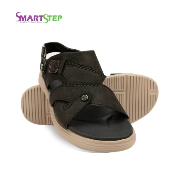 SmartStep Belted 2 part Sandls Black - Image 2