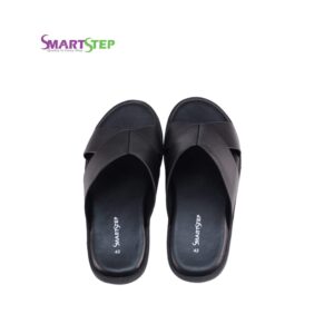 Premium Cross Sandals Black